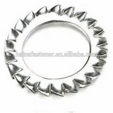 stainless steel external tooth star lock washer spring washer